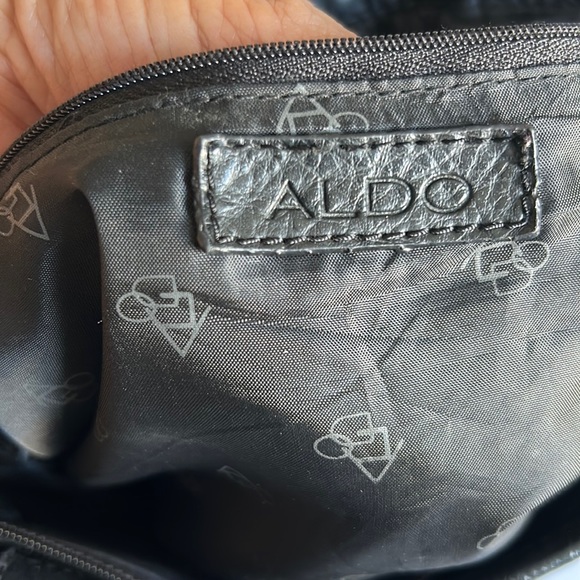 Aldo Black Soft Faux Leather Tote Bag - Picture 7 of 16